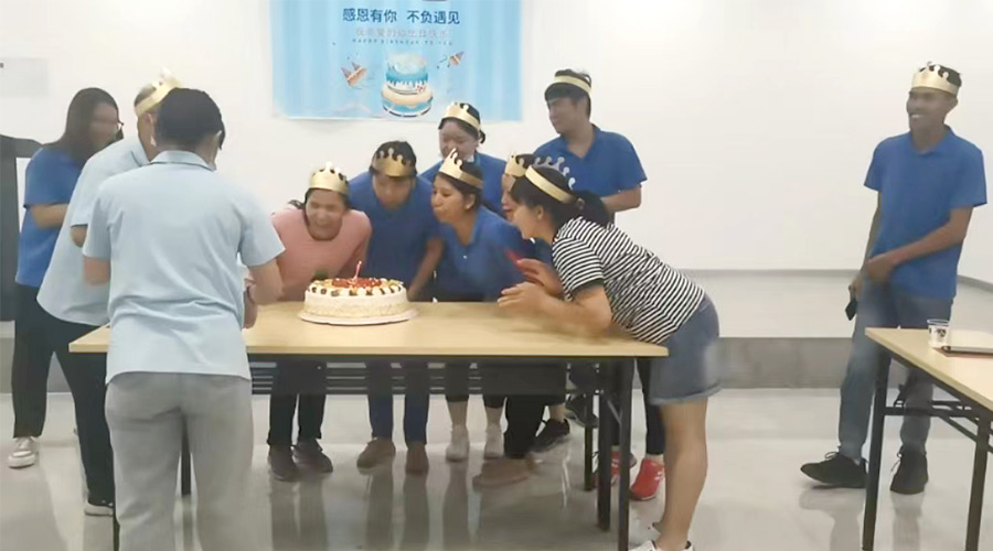 金環(huán)電器6月份員工生日會  美好如約而至！