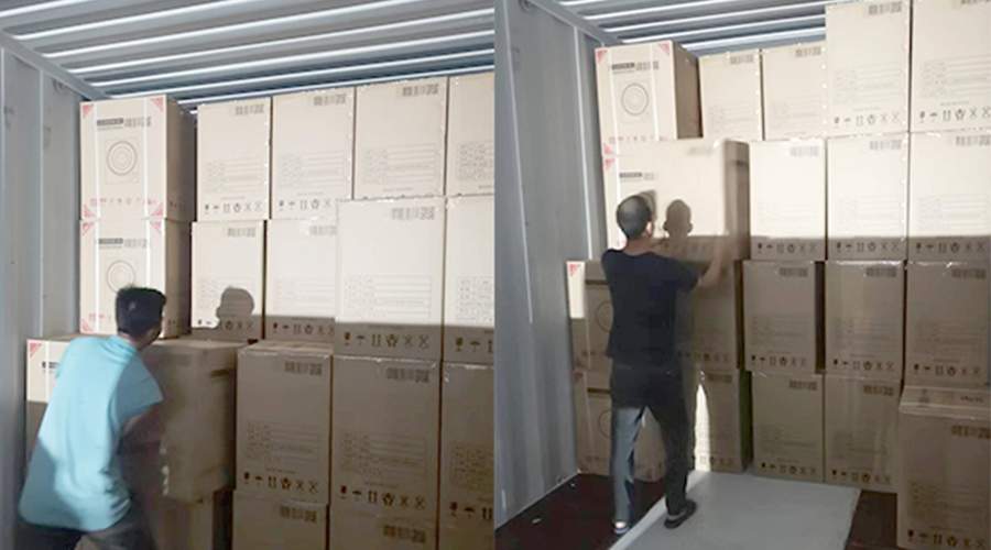 裝柜日常！日本客戶Sentern滾筒干衣機順利出貨