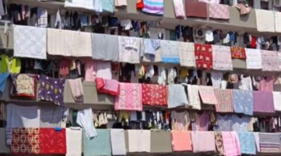 學(xué)校現(xiàn)曬被大場面！滾筒衣服烘干機即烘即干大件棉被 便捷好用