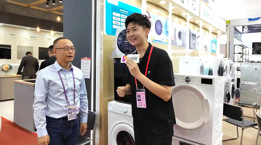 廣交會熱點(diǎn)！央視、新華網(wǎng)等媒體聚焦金環(huán)電器滾筒干衣機(jī)