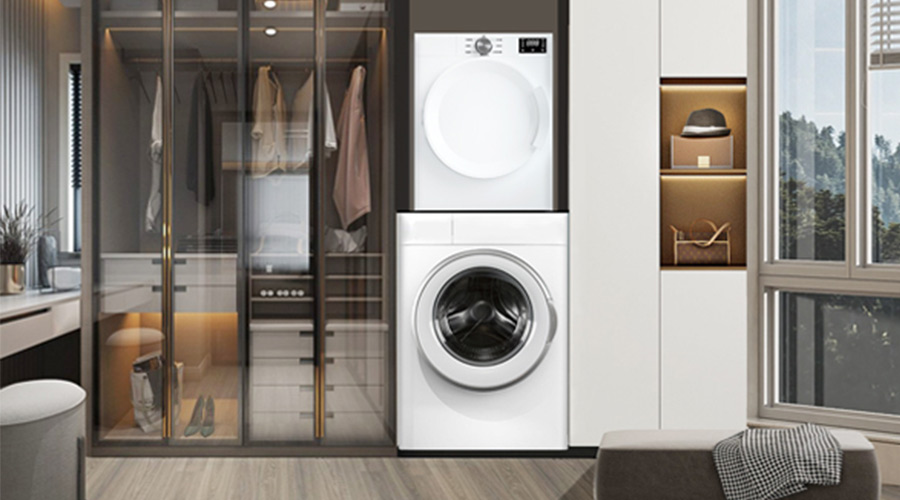 這款被業(yè)內(nèi)認(rèn)為最小的熱泵干衣機到底有多??？